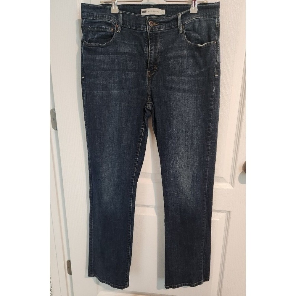 Levi's 505 Straight‎ Leg Denim Jeans Women's 14 5-Pocket Classic Casual Workwear